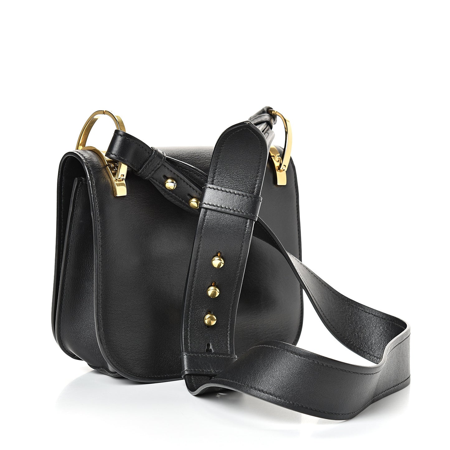 City Calf Pionniere Saddle Bag Black