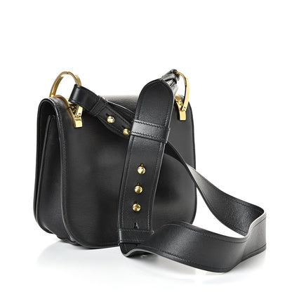 Prada City Calf Pionniere Saddle Bag Black 2 of 13