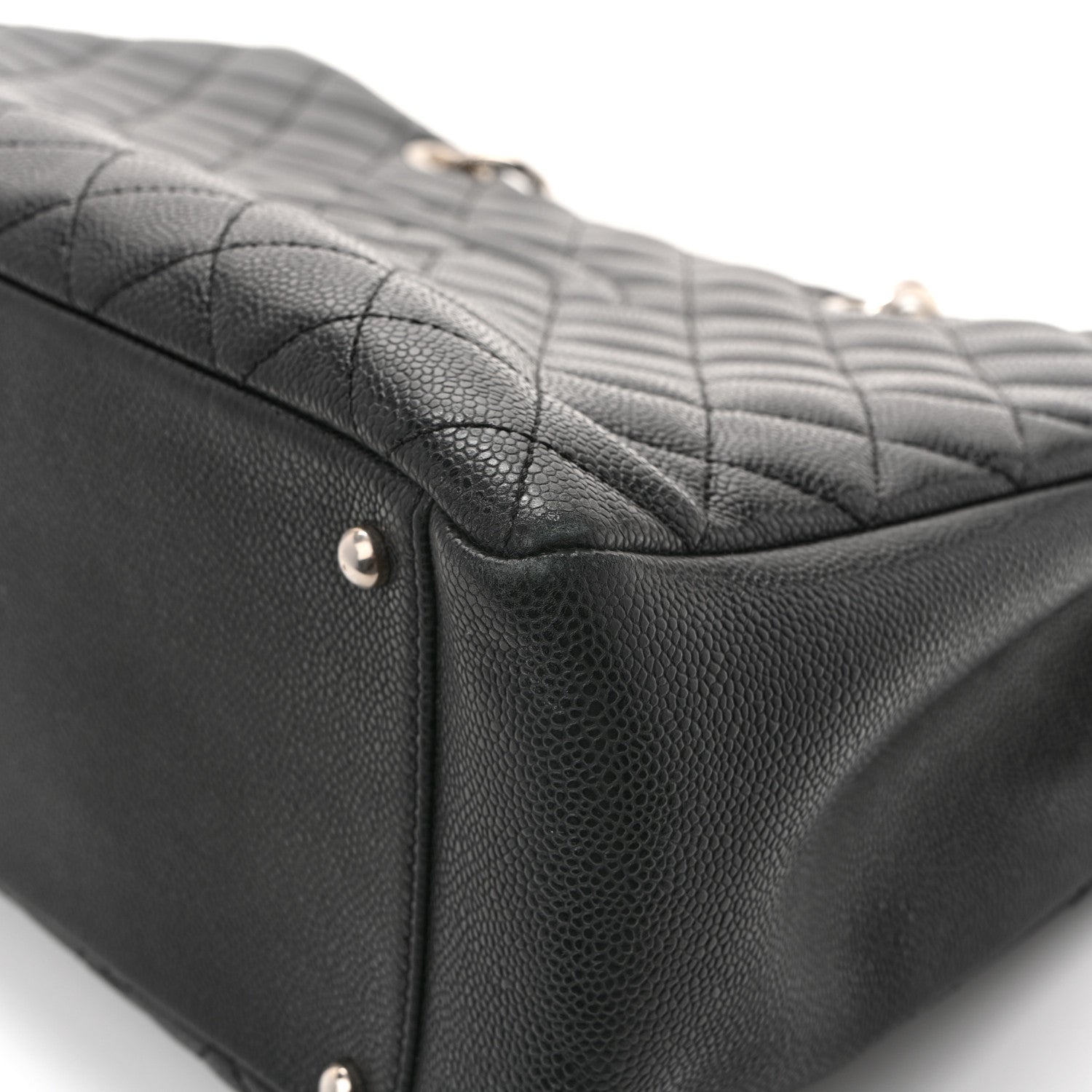 Chanel Caviar Quilted XL Grand Shopping Tote GST Black 11 of 16