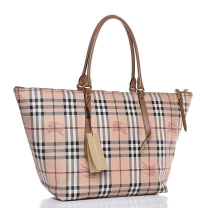 Burberry Haymarket Check Medium Salisbury Tote Mid Camel 3 of 10