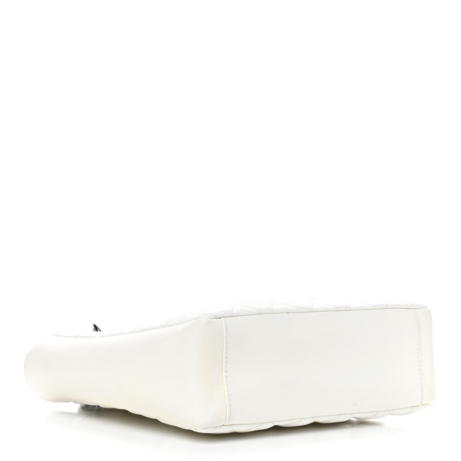 Chanel Caviar Quilted Petit Shopping Tote PST White 4 of 9