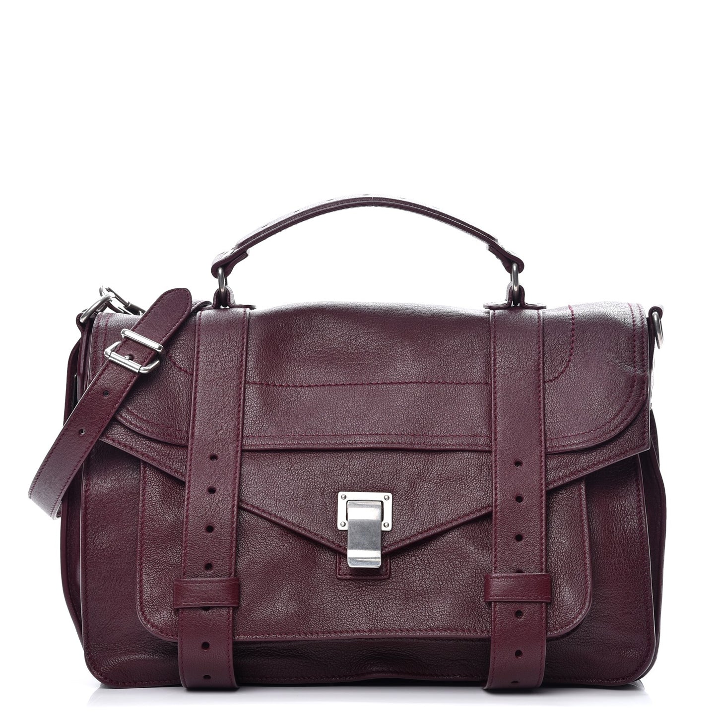 Lambskin Medium PS1 Satchel Oxblood