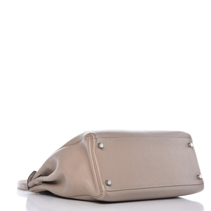 Hermes Taurillon Clemence Kelly Retourne 35 Gris Tourterelle 5 of 80