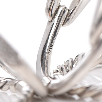 David Yurman Sterling Silver Diamond Wellesley Four-Row Ring 50 5.5 5 of 8