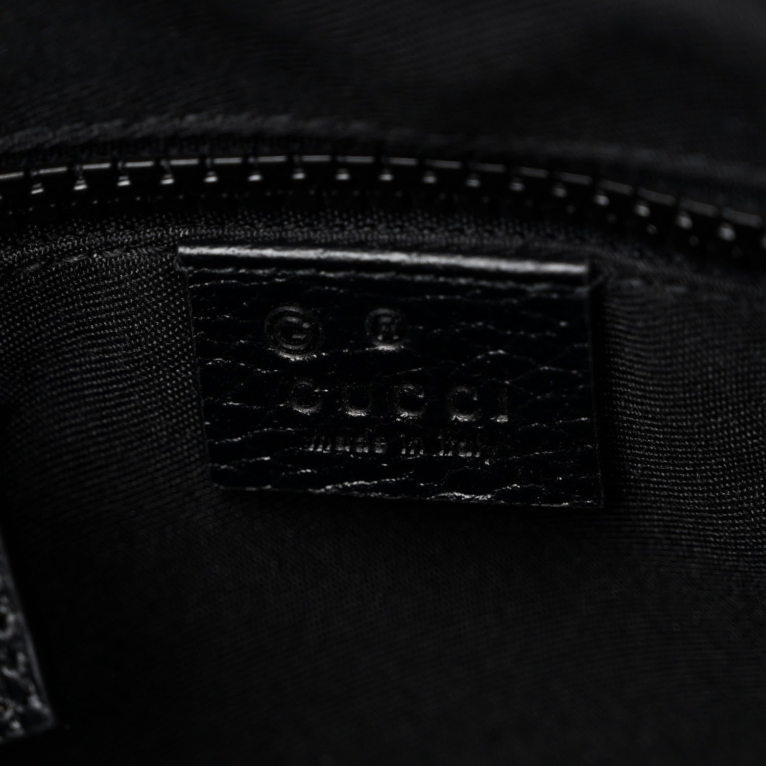 Gucci Nylon Monogram Medium Flat Messenger Bag Black 6 of 10