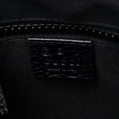 Gucci Nylon Monogram Medium Flat Messenger Bag Black 6 of 10