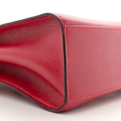 Hermes Courchevel Kelly Sport PM Rouge Vif 9 of 13