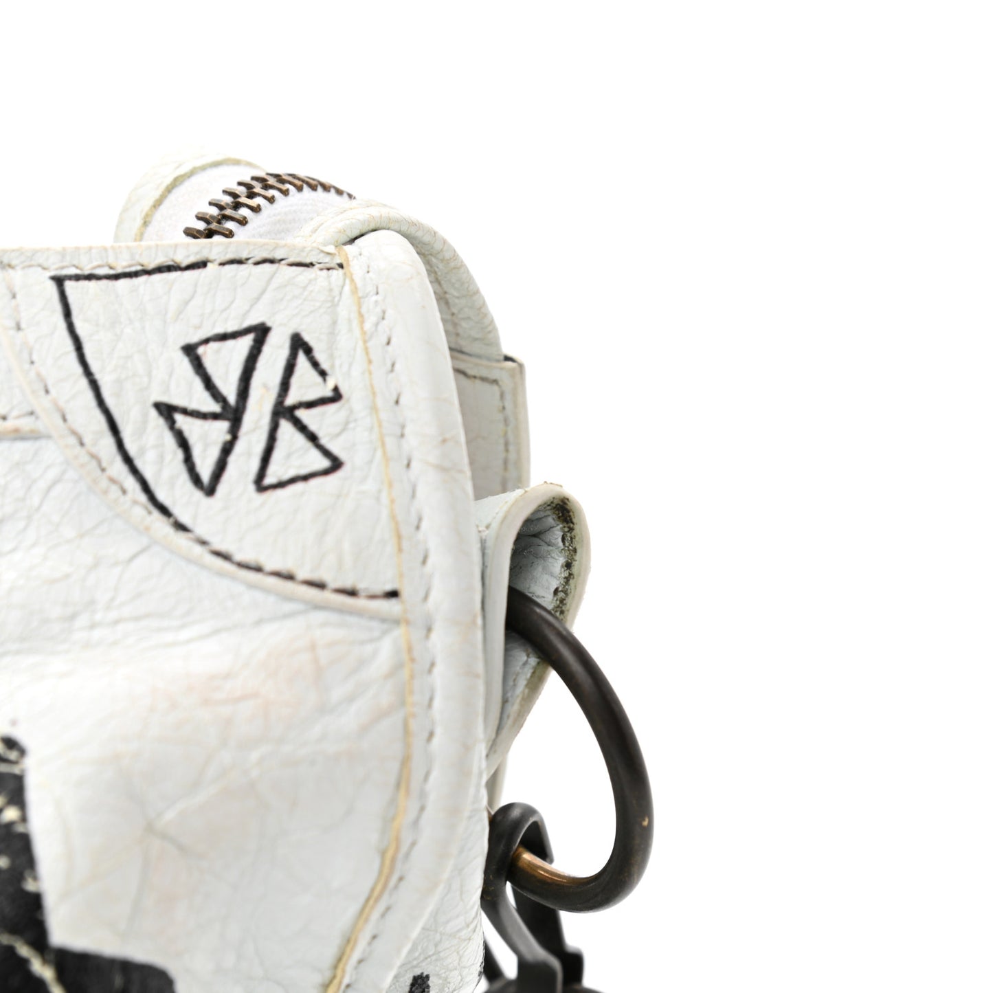 Agneau Graffiti All Over Classic Hardware S City White Multicolor