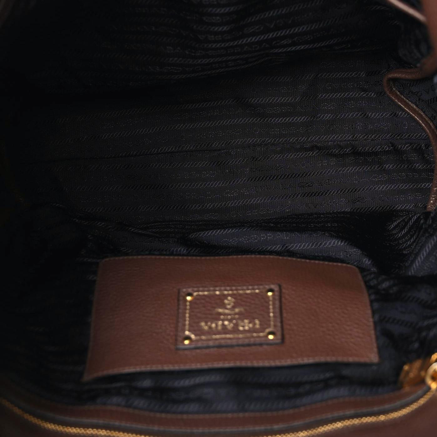 Vitello Daino Shopping Tote Palissandro