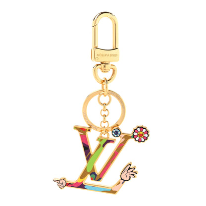 Louis Vuitton LV X TM Iconic Superflat Bag Charm Key Holder Multicolor 1 of 4