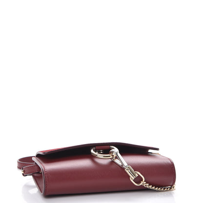 Chloe Suede Calfskin Mini Faye Shoulder Bag Plum Purple 4 of 7