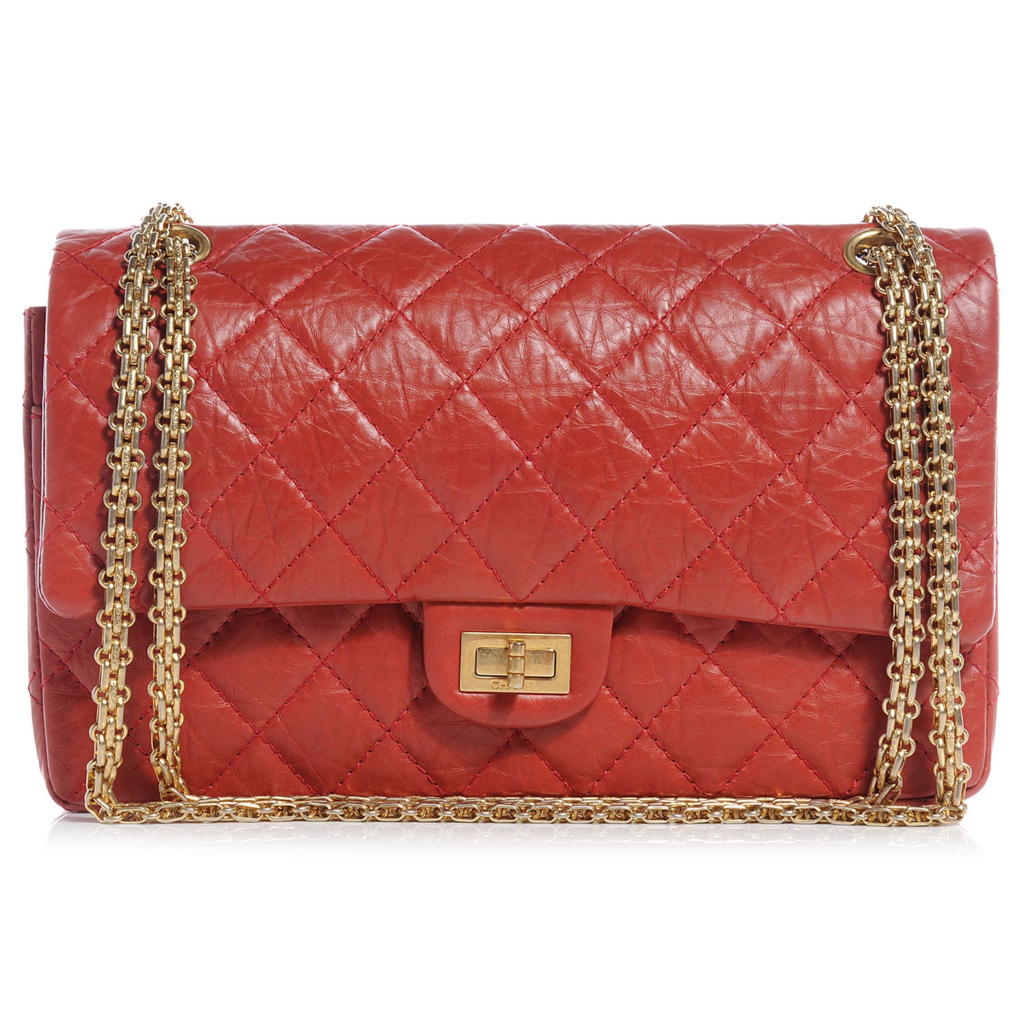 Aged Calfskin 2.55 Reissue 226 Flap Red