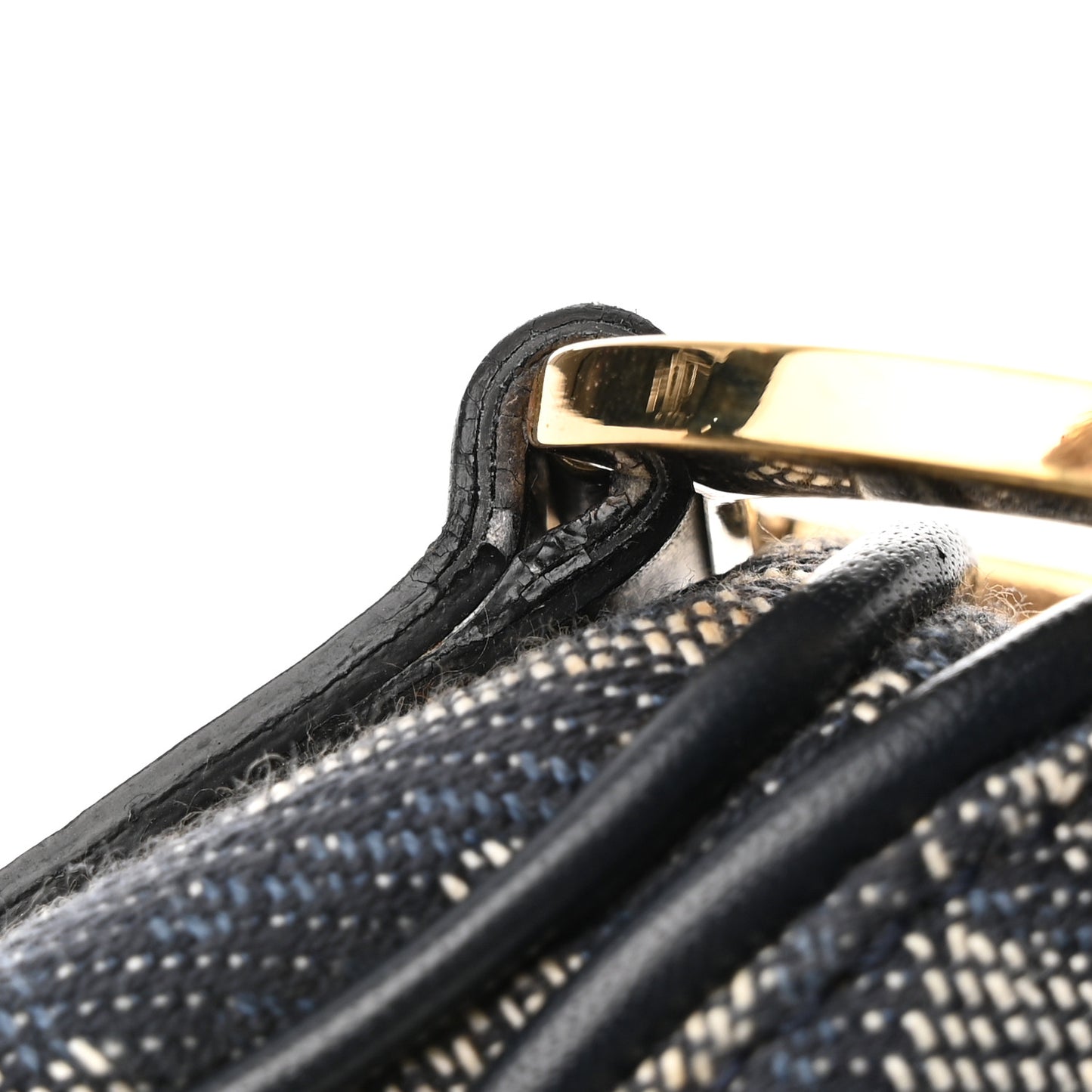 Monogram Saddle Bag Blue