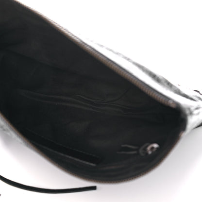 Balenciaga Agneau Classic Hardware Flat Handle Clutch Black 4 of 8