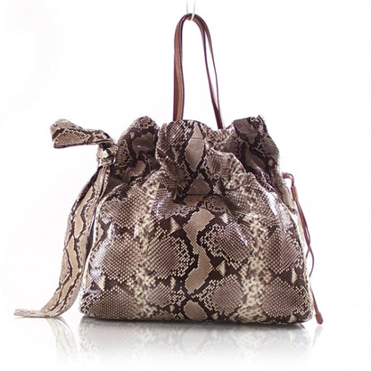 Prada Python Bow Bag 1 of 10