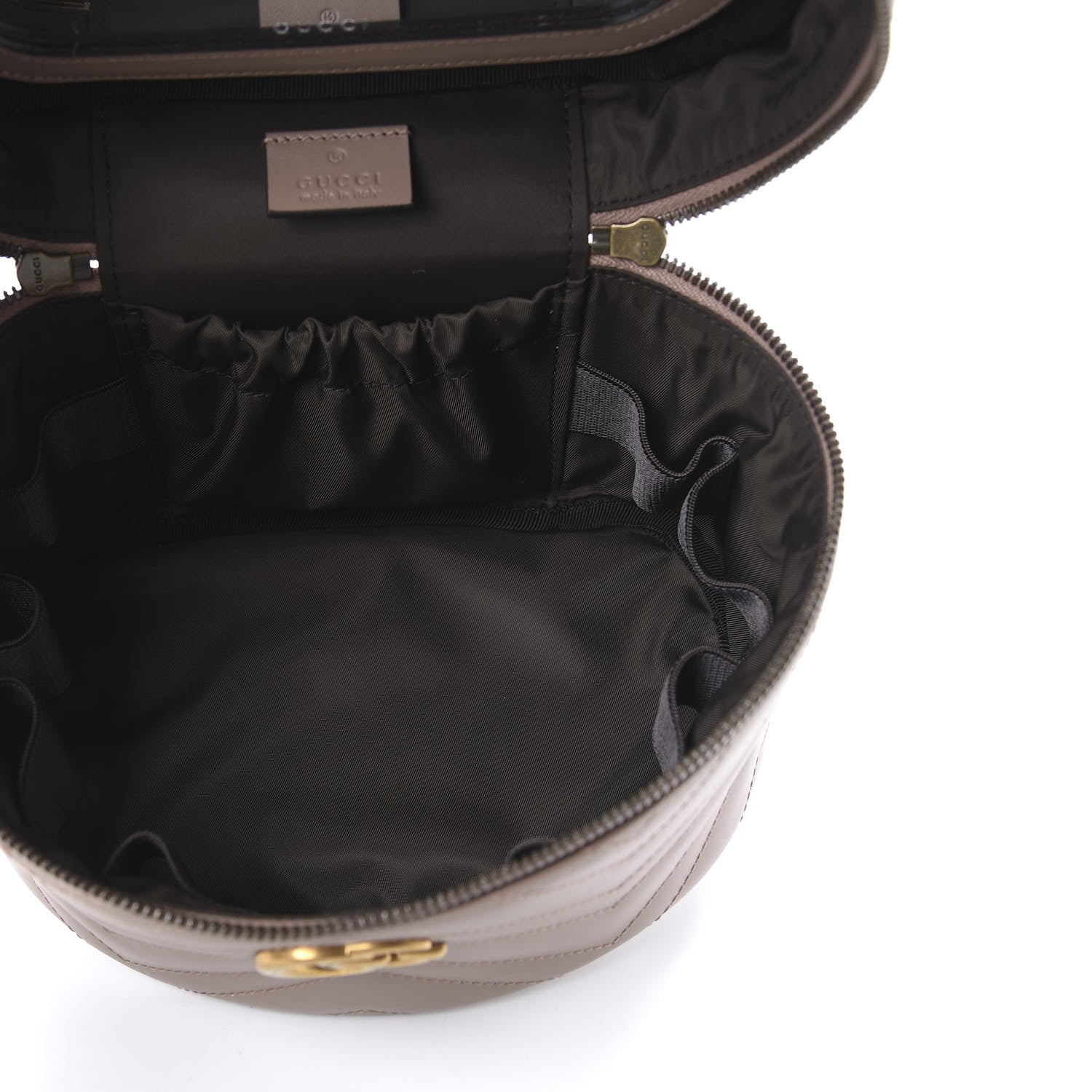 Gucci Calfskin Matelasse GG Marmont Vanity Cosmetic Case Porcelain Rose 5 of 10