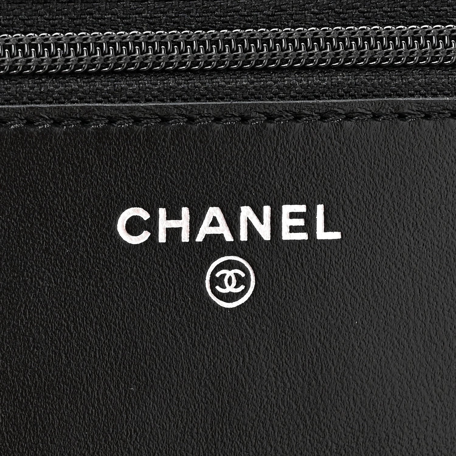 Chanel Lambskin Quilted Trendy CC Wallet On Chain WOC So Black 6 of 11