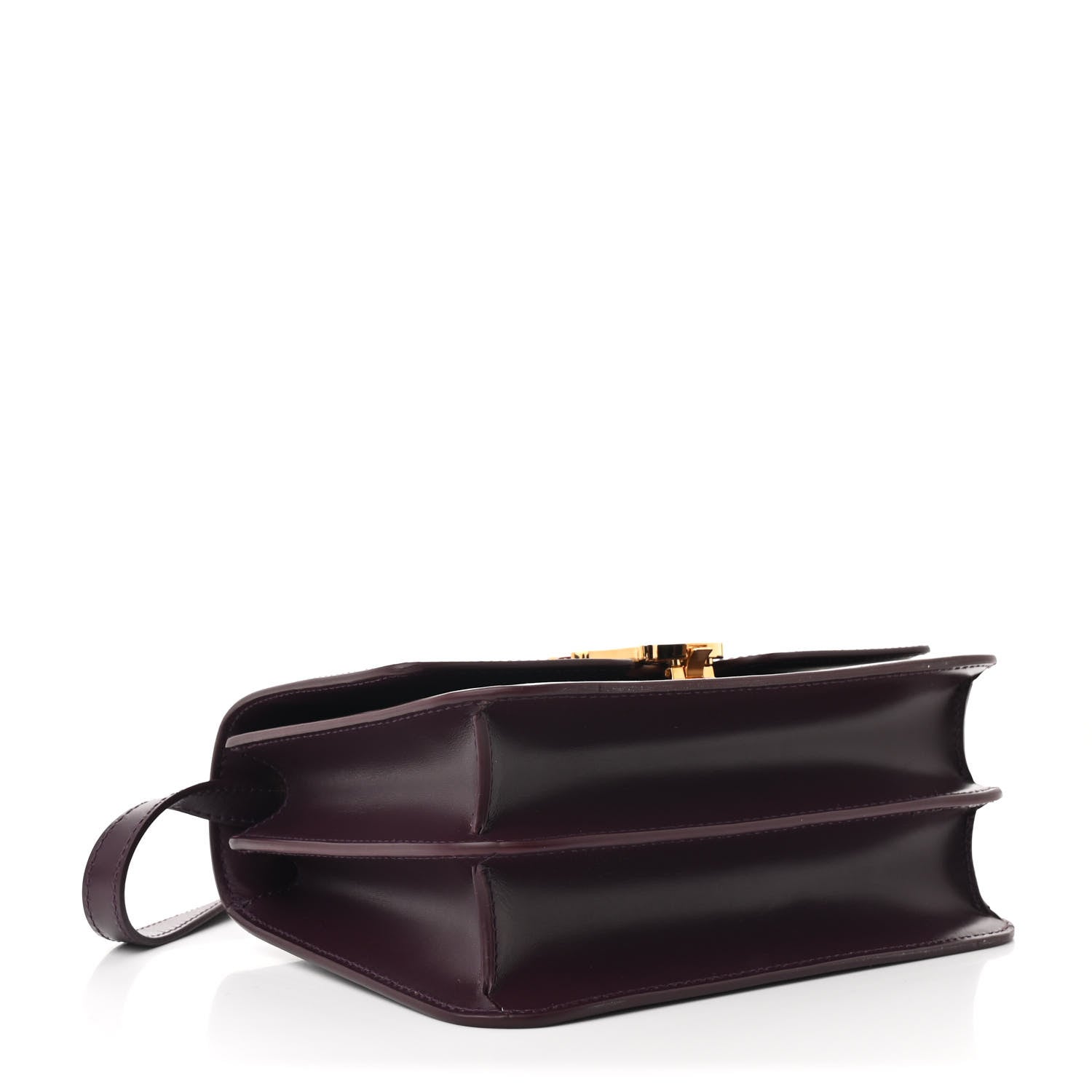 Burberry Calfskin Small TB Bag Deep Maroon 4 of 10