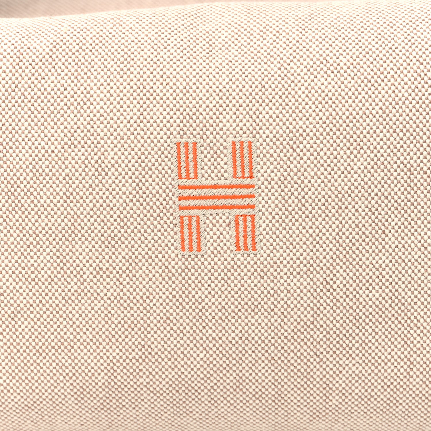 Hermes Canvas Large Bride-A-Brac Pouch Natural Orange 7 of 11