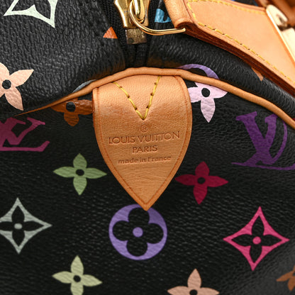 Louis Vuitton Monogram Multicolor Speedy 30 Black 6 of 10