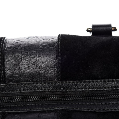 Gucci Suede Guccissima Small Boston Black 17 of 20
