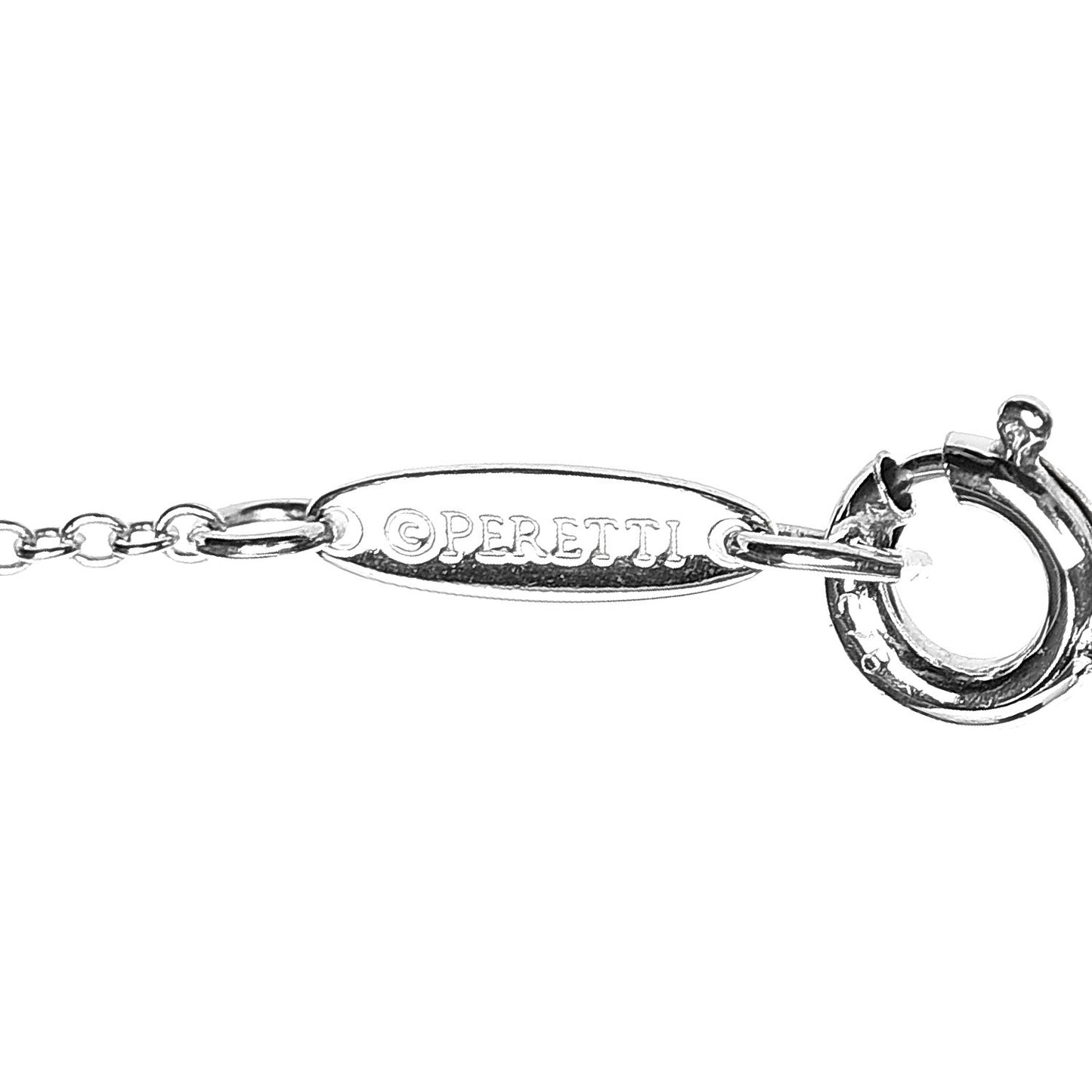 Sterling Silver Elsa Peretti Snake Pendant Necklace