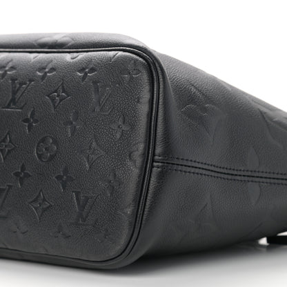 Louis Vuitton Empreinte Monogram Giant Neverfull MM Black 9 of 9