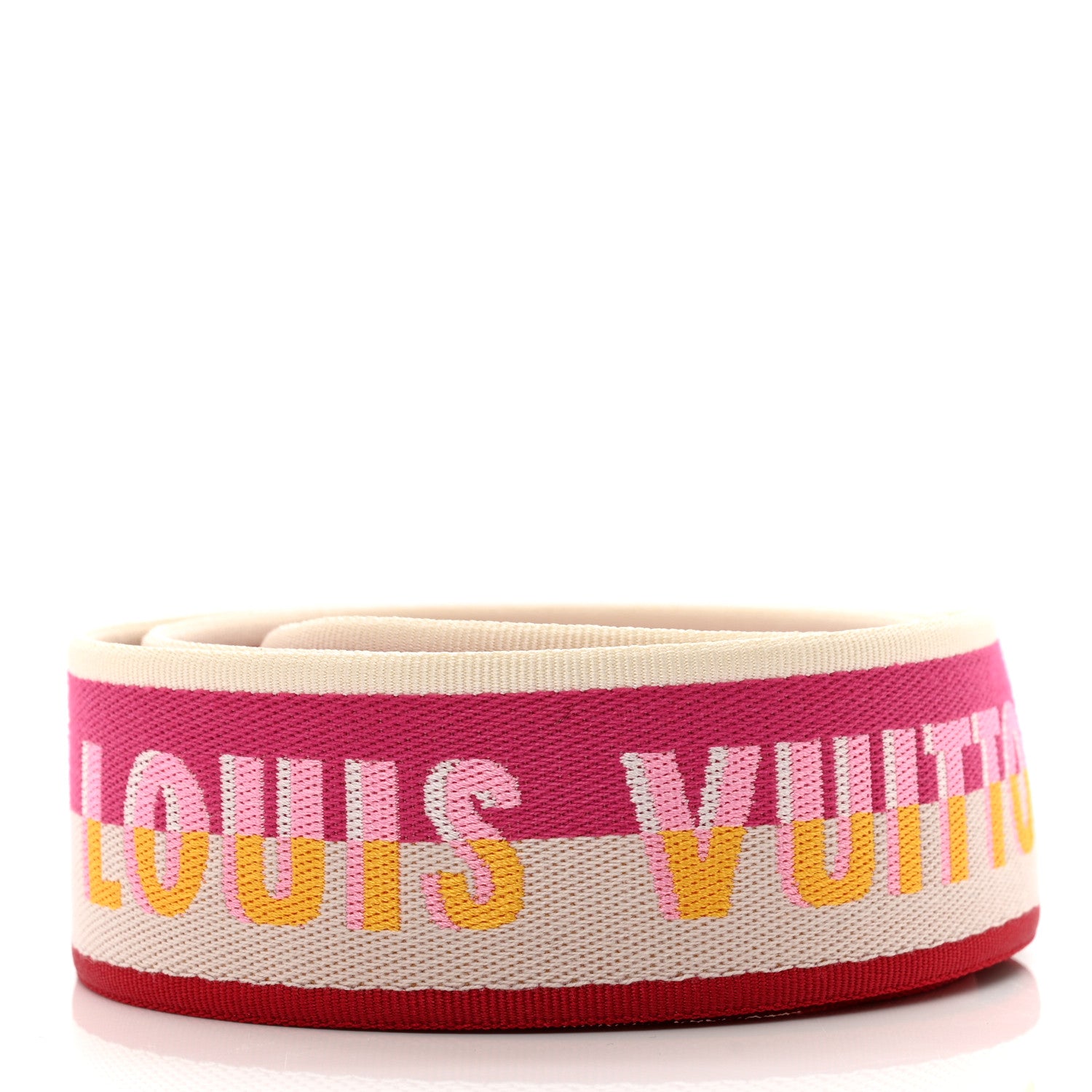 Louis Vuitton Jacquard Speedy Bandouliere 20 Shoulder Strap Fuchsia 2 of 3