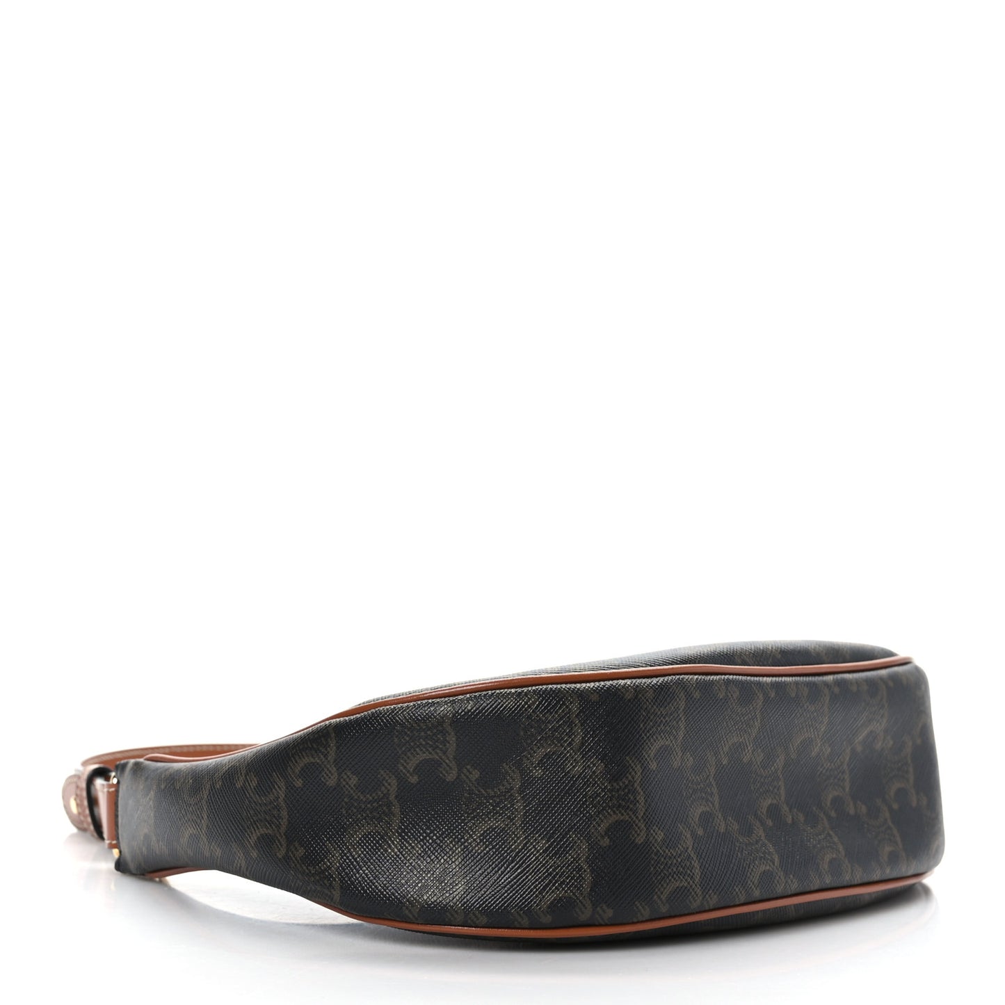 Triomphe Canvas Calfskin Ava Shoulder Bag Tan