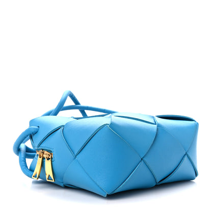 Bottega Veneta Lambskin Maxi Intrecciato Mini Cassette Camera Bag Pool 4 of 9
