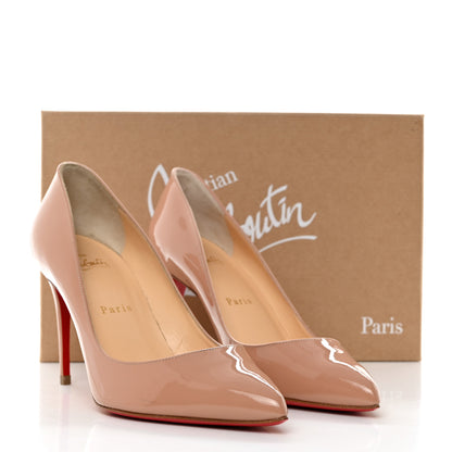 Christian Louboutin Patent Pigalle Follies 85 Pumps 37.5 Nude 10 of 10
