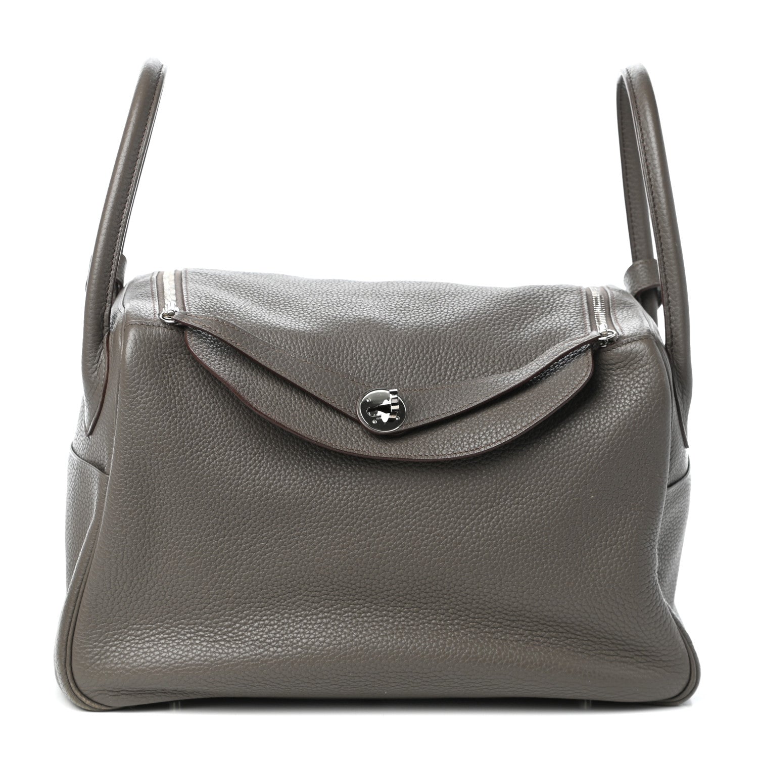 Hermes Taurillon Clemence Lindy 30 Etain 1 of 9