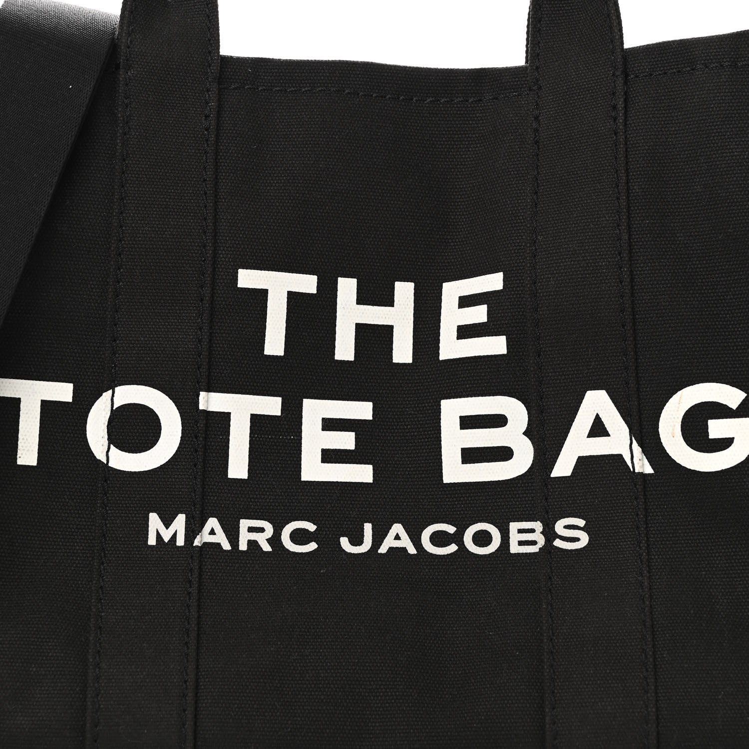Marc Jacobs Cotton Canvas Medium The Traveler Tote Bag Black 8 of 10