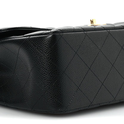 Chanel Caviar Quilted Jumbo Double Flap Black 9 of 10