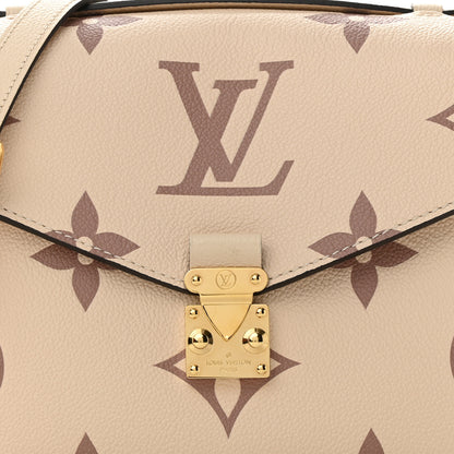 Louis Vuitton Empreinte Monogram Giant Pochette Metis Creme Bois de Rose 7 of 11