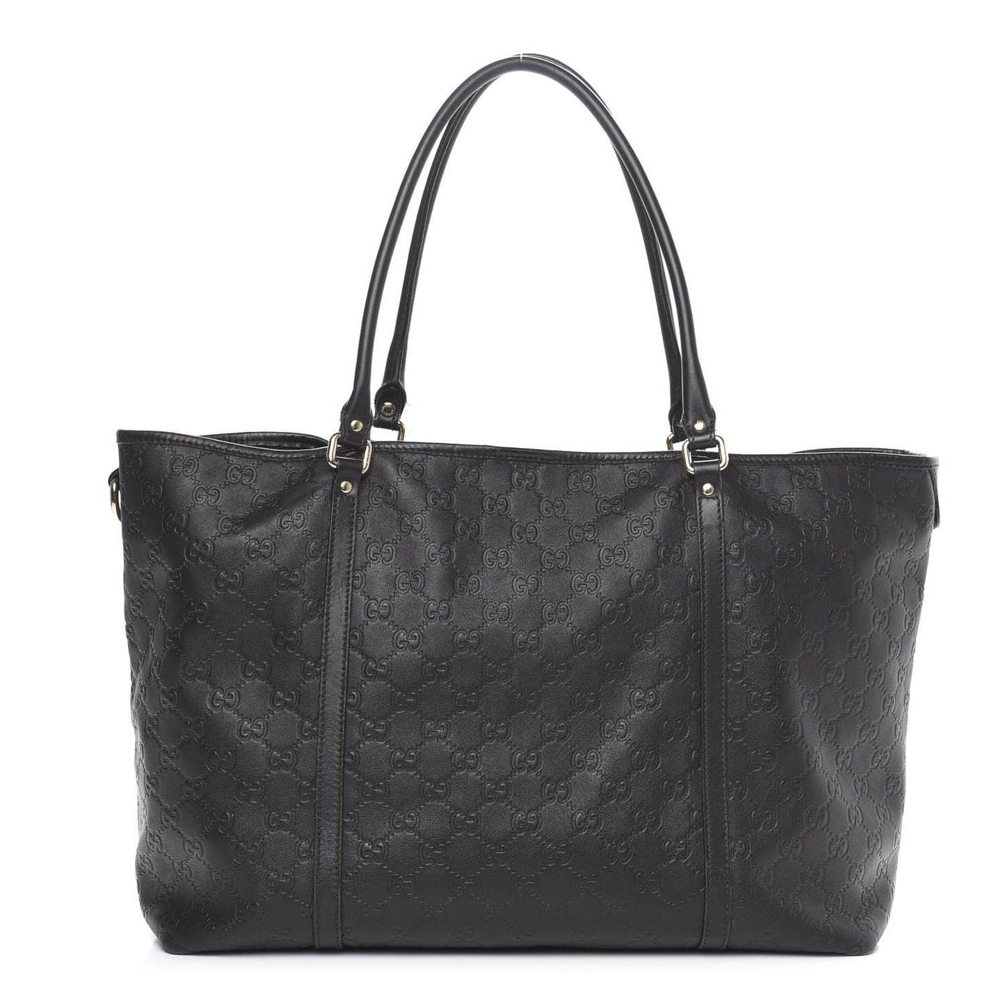 Guccissima Large Joy Tote Black