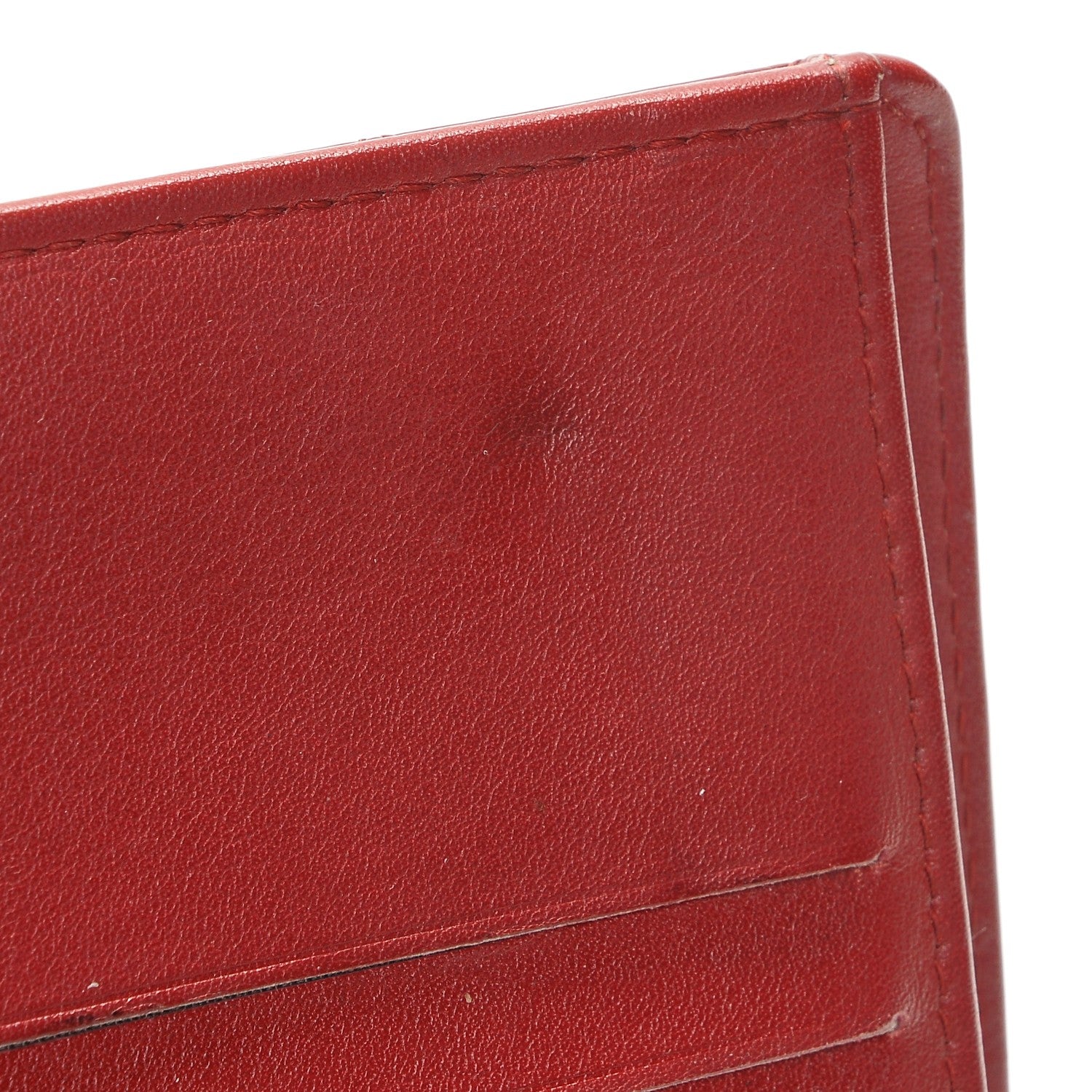 Chanel Patent Calfskin Quilted Large Brilliant Flap Wallet Dark Red 13 of 15