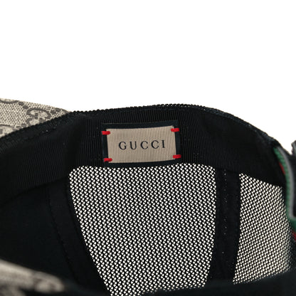 Gucci GG Supreme Monogram Bee Print Baseball Hat XS Beige 8 of 9