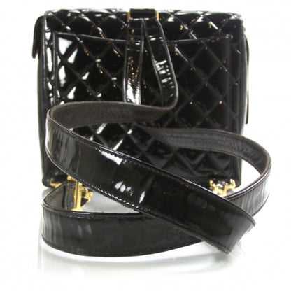 Chanel Patent Quilted Backpack Black 4 of 14