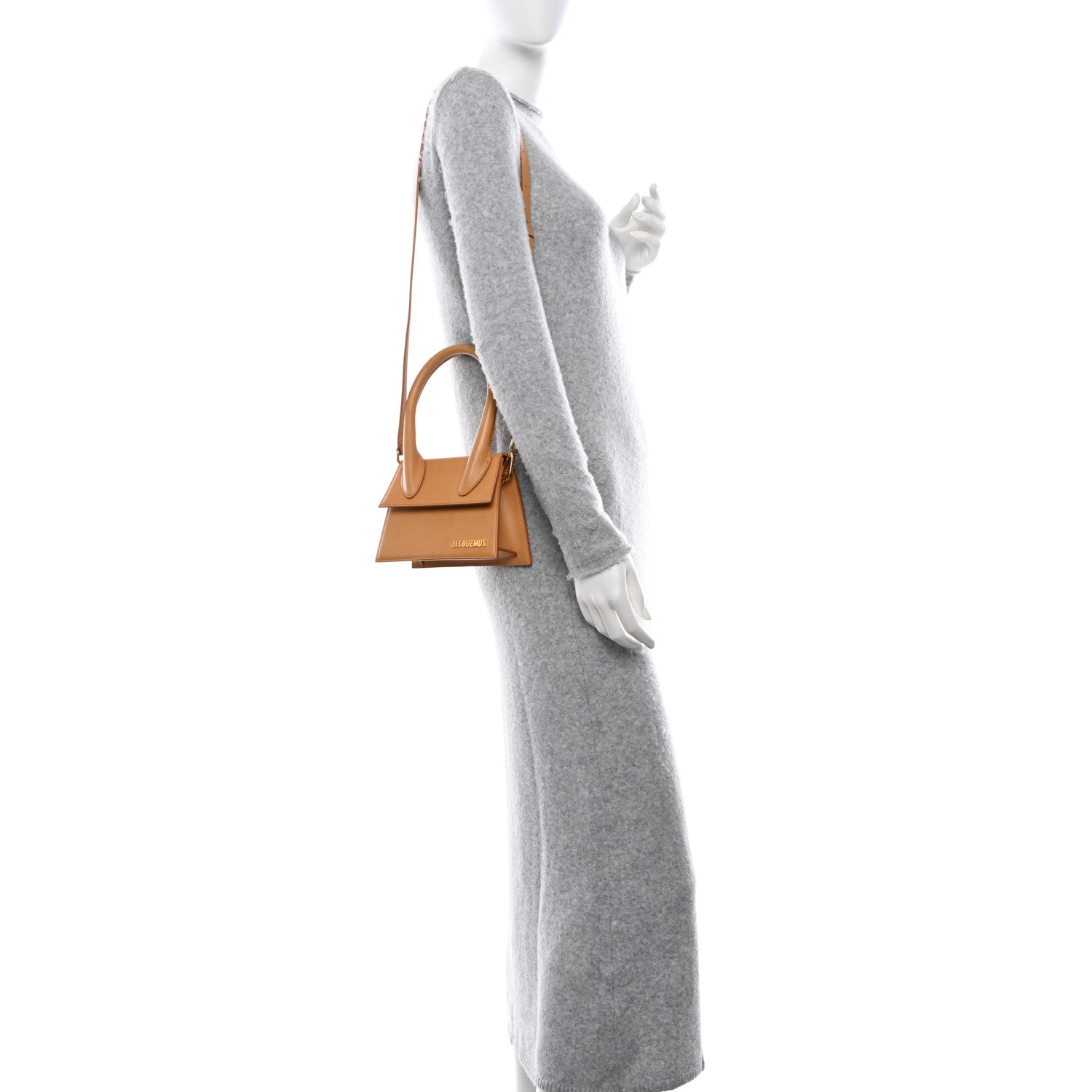 Jacquemus Smooth Calfskin Le Chiquito Moyen Beige 2 of 9