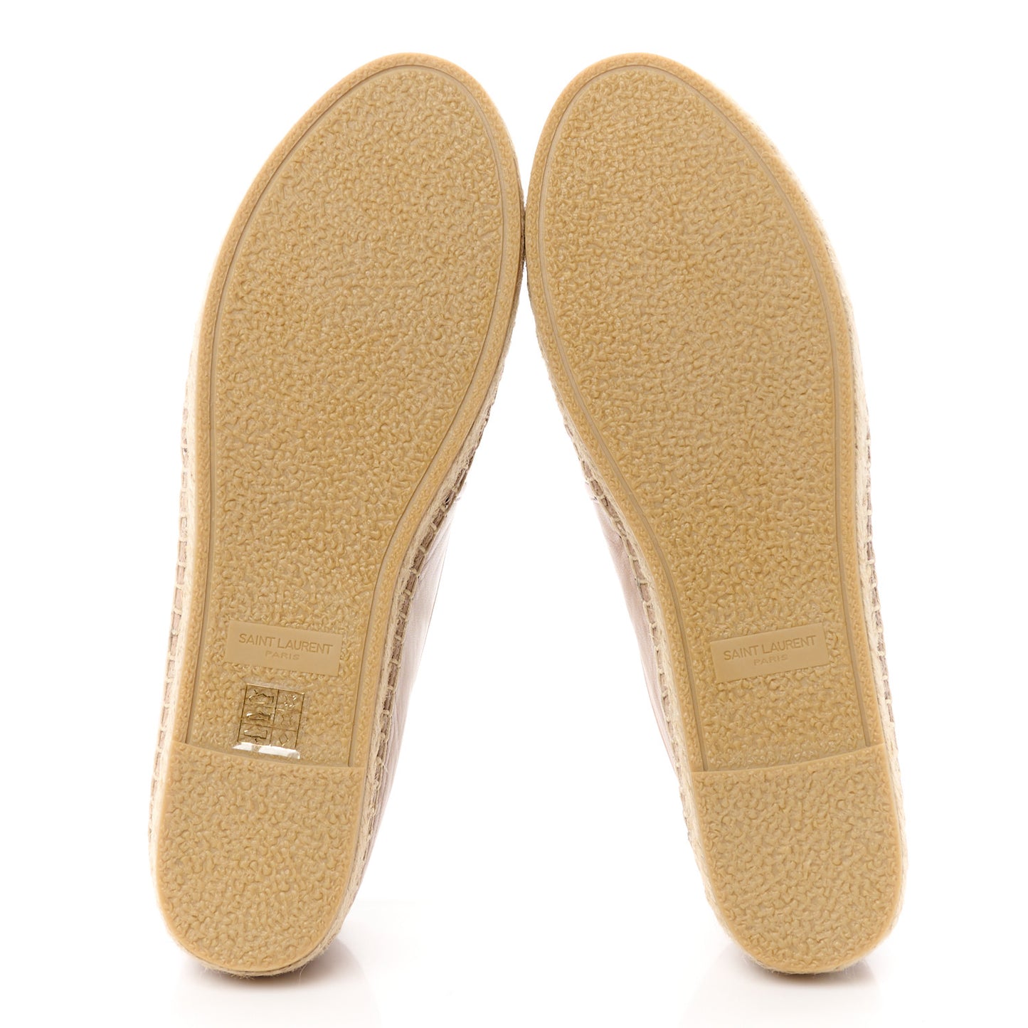 Lambskin Monogram Espadrilles 40 Nude