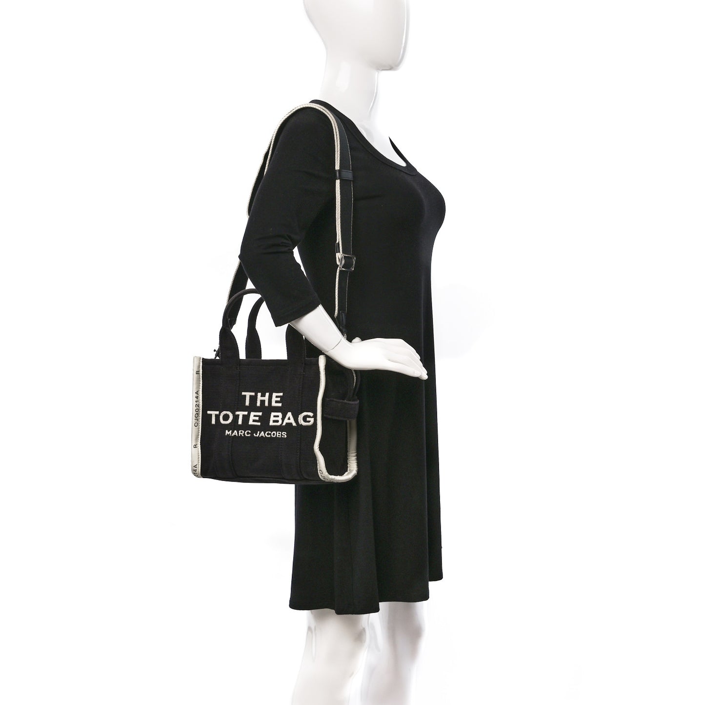 Jacquard Small The Traveler Tote Bag Black
