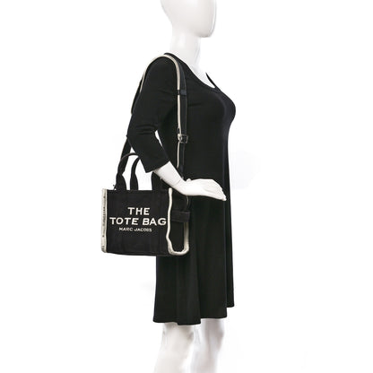 Marc Jacobs Jacquard Small The Traveler Tote Bag Black 2 of 10