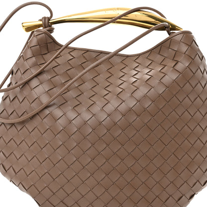Bottega Veneta Nappa Intrecciato Medium Sardine Bag Taupe Grey 9 of 13