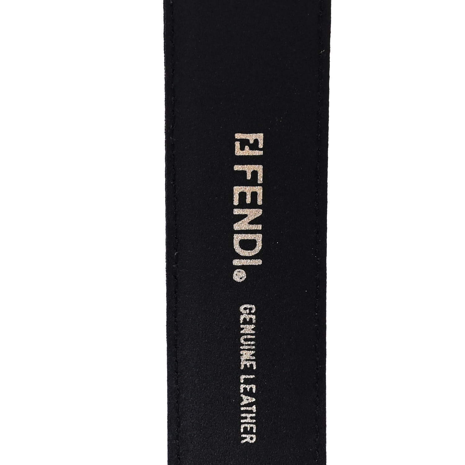 Fendi Zucca Calfskin FF Belt 100 40 Tobacco 3 of 4