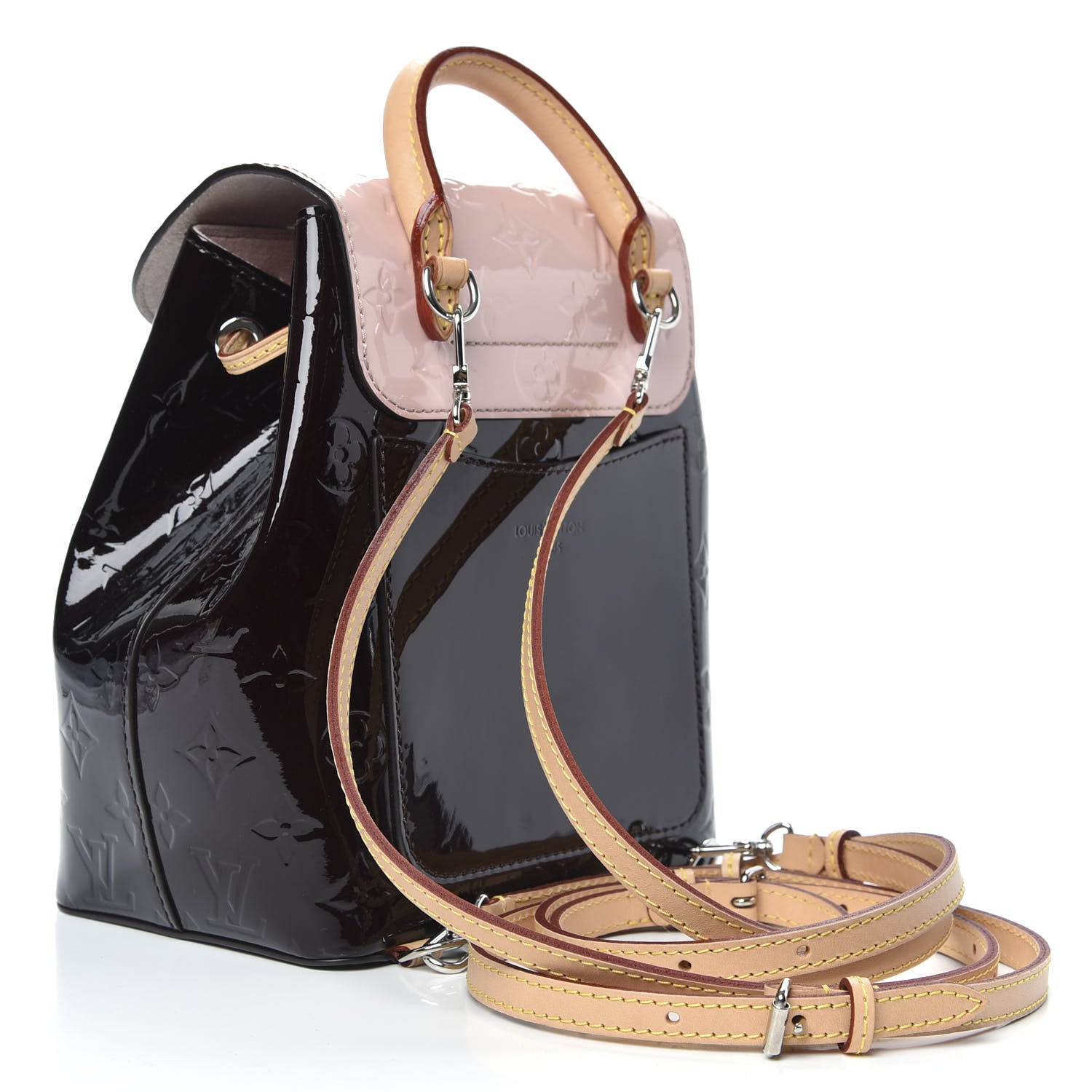 Louis Vuitton Vernis Hot Springs Backpack Rose Amarante 2 of 8