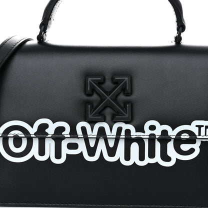Off-White Calfskin Jitney 1.4 Shoulder Bag Black 7 of 9