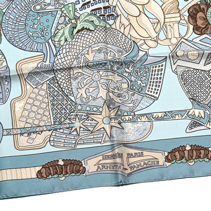 Hermes Silk Armets Panache Scarf 90 2 of 5