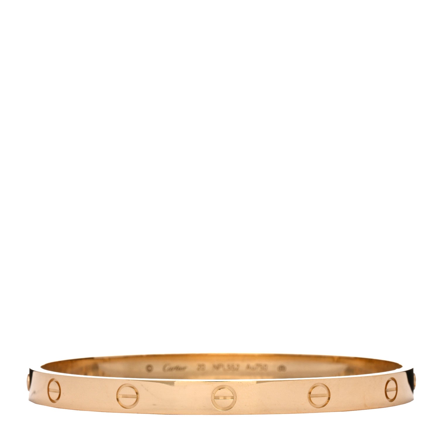 Cartier 18K Yellow Gold LOVE Bracelet 20 1 of 5