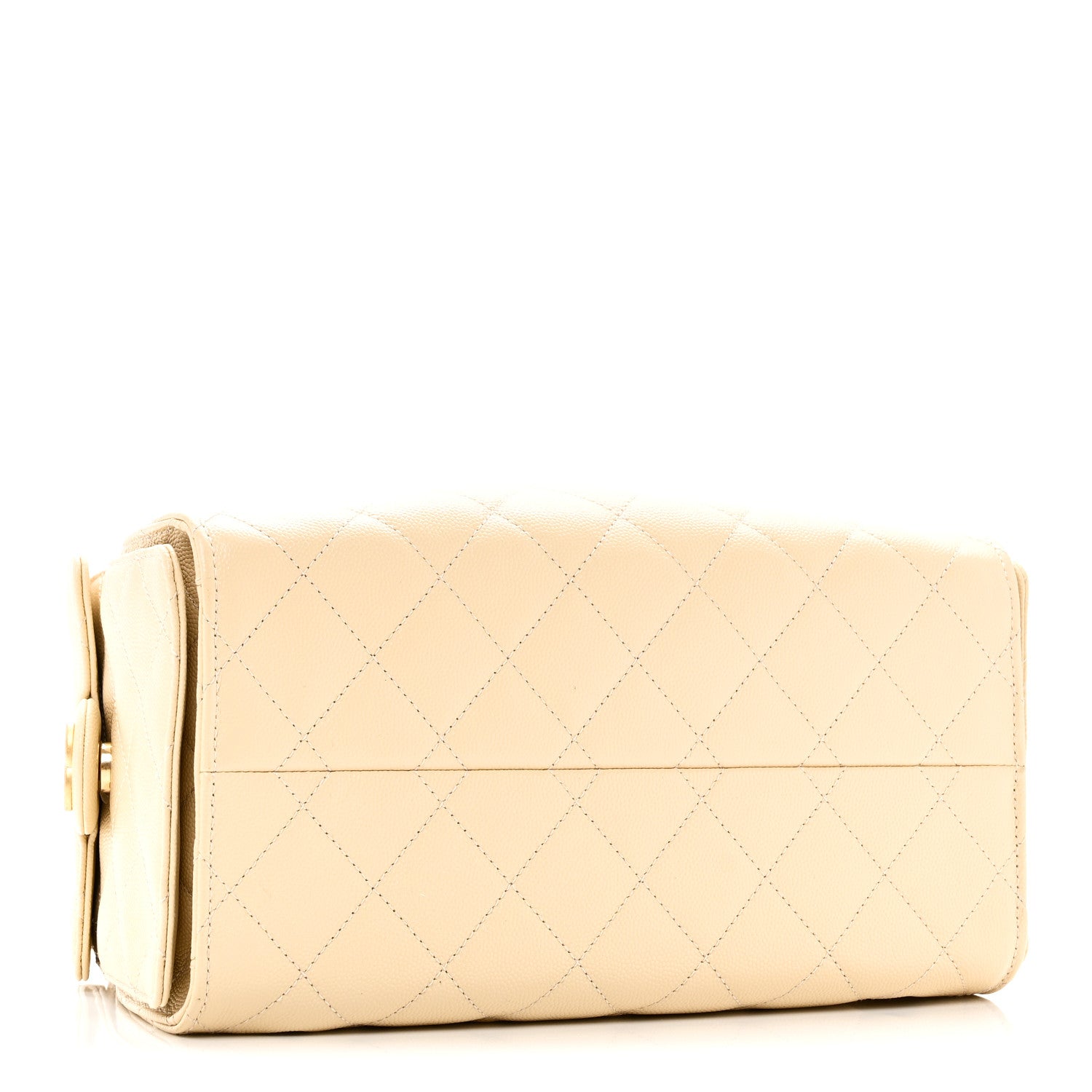 Chanel Caviar Quilted Small Chanel 25 Handbag Light Beige 4 of 10